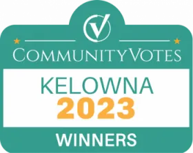Community Votes Kelowna 2023 winner badge